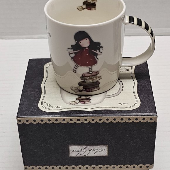 New in Box My Gorjuss Mug SANTORO Cup New Heights Famous Girl London England - Picture 1 of 8